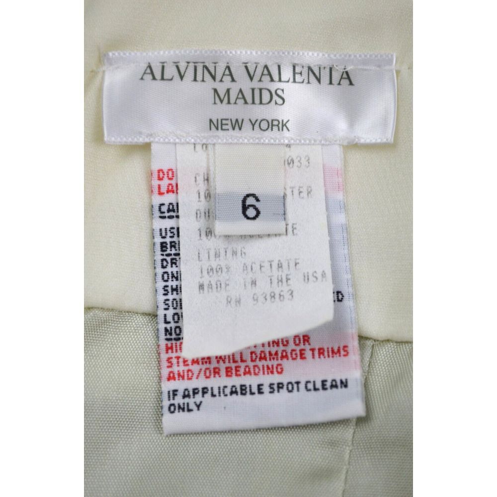 Alvina Valenta Maids Sleeveless Chiffon Mini Dress Women's Size 6 - Picture 10 of 13